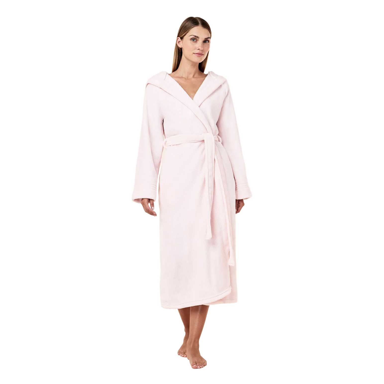 Papinelle Long Plush Hooded Robe